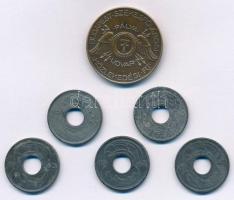 ~1930-1940. 1P "BSZKRT (Budapest Székesfőváros Közlekedési Részvénytársaság)" pengőbárca, ...