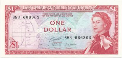 Kelet-Karibi Államok 1965. 1$ T:I  East Caribbean States 1965. 1 Dollar C:UNC Krause 13