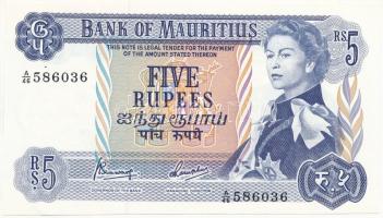 Mauritius 1967. 5R T:I,I- Mauritius 1967. 5 Rupees C:UNC,AU