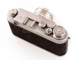 Fed-2 szovjet távmérős fényképezőgép, Jupiter-8 50mm f/2 objektívvel, működőképes, szép állapotban /...