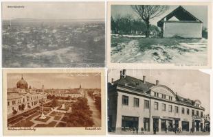 30 db főleg RÉGI történelmi magyar város képeslap vegyes minőségben / 30 mostly pre-1945 town-view p...