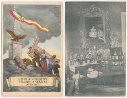 30 db főleg RÉGI történelmi magyar város képeslap vegyes minőségben / 30 mostly pre-1945 town-view p...