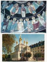 13 db MODERN vallásos motívum képeslap / 13 modern religious motive postcards