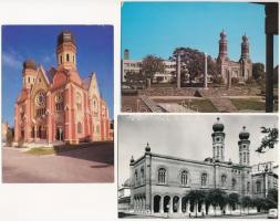 5 db MODERN magyar képeslap zsinagógákkal / 5 modern Hungarian postcards with synagogues