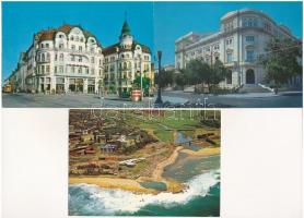 34 db MODERN külföldi város képeslap / 34 modern European and other town-view postcards (Nürnberg, Paris, Rijeka, Bergamo, Bonn, Ostende, Australia)