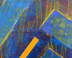 Győrffy Sándor (1951-): Capriccio 2, 2004. Akril, vászon, jelzett a hátoldalán. Reprodukálva: Győrff...