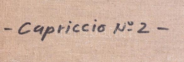 Győrffy Sándor (1951-): Capriccio 2, 2004. Akril, vászon, jelzett a hátoldalán. Reprodukálva: Győrff...