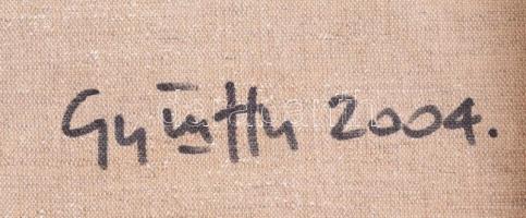 Győrffy Sándor (1951-): Capriccio 2, 2004. Akril, vászon, jelzett a hátoldalán. Reprodukálva: Győrff...