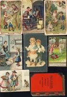 cca 1910 8 db litho reklámkártya / litho advertising card