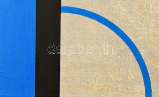 Győrffy Sándor (1951-): Egyensúly, 2019. Akril, vászon, jelzett a hátoldalán. Reprodukálva: Győrffy ...