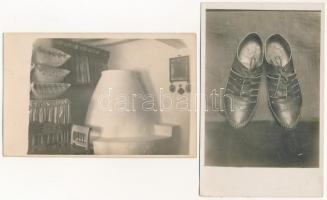 8 db RÉGI motívum fotó képeslap vegyes minőségben: kislány, teve, folklór, kártya / 8 pre-1945 motiv...