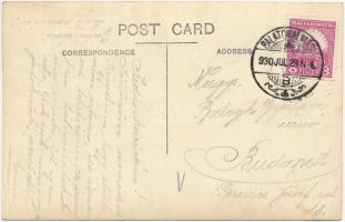 1930 Balatonalmádi, strand, család korabeli fürdőruhában. photo