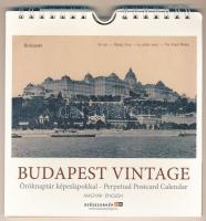 Budapest Vintage - modern öröknaptár képeslapokkal + 1 db reprint kihajtható panorámalap