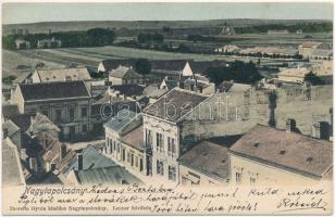 1907 Nagytapolcsány, Topolcany; Kálvária a háttérben. Zhorella Gyula kiadása / street, calvary in the background