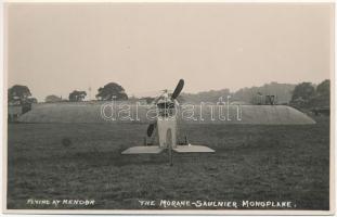Flying at Hendon, The Morane-Saulnier Monoplane. photo