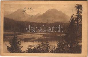 1930 Tátra, Magas-Tátra, Vysoké Tatry; Strbské pleso, Vyhled od hotelu Mory / Csorba-tó, kilátás a Móry szállodából / lake (fl)