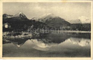 1937 Tátra, Magas-Tátra, Vysoké Tatry; Strbské pleso / Csorba-tó / lake (EK)