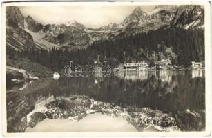 1940 Tátra, Magas-Tátra, Vysoké Tatry; Popradské pleso / Poppersee / Poprádi-tó / lake (EK)