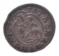 1677K-B Denár Ag "I. Lipót" (0,53g) T:2