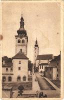 Besztercebánya, Banská Bystrica; templom, gyógyszertár / church, pharmacy (EB)