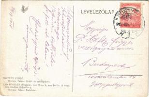 1919 Pöstyén, Piestany; Thermia Palace fürdő és szálloda / spa, hotel, bath (EB)