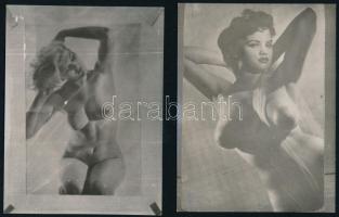 10 db retró erotikus fotó, 12×9 cm