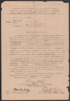 1946 Véghatározat nyugállományú százados ellátásának csökkentéséről