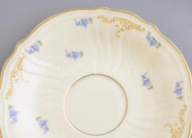 Rosenthal porcelán teás készlet 12 személyes. Matricás, jelzett, kiöntőn nagyobb sérüléssel