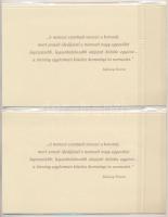 2000. 2000Ft "Millenium" (2x) eredeti, bontatlan díszcsomagolásban, sorszámkövetők "M...