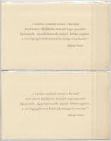 2000. 2000Ft "Millenium" (2x) eredeti, bontatlan díszcsomagolásban, sorszámkövetők "M...