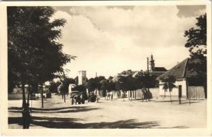 1954 Mocsonok, Sládeckovce, Muceníky, Mocenok; utca / street view (EK)