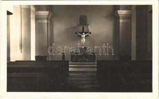 1938 Trencsén, Trencín; templom, belső / church, interior. photo (kis szakadás / small tear)