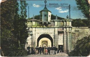 Komárom, Komárno; Új várkapu, katonák / castle gate, K.u.K. soldiers (EM)