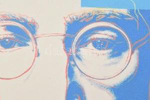 Andy Warhol (1928-1987): John Lennon. Litográfia, papír,  jelzett a nyomaton. Kézzel sorszámozott 42...