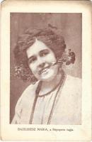 Bazilidesz Mária, a Népopera tagja. A "Színházi Élet" melléklete (EM)