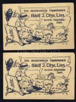 cca 1910 2 db kávéreklámos kifestőfüzet  / 2 coloring-booklets with cofee advertising