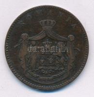 Románia 1867. 10b Cu "WATT & Co." T:2-  Romania 1867. 10 Bani Cu "WATT & Co." C:VF  Krause KM#4.2