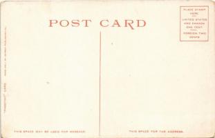 Detroit, off for the mines. Phostint Card