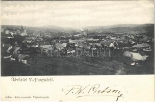 1903 Vajdahunyad, Hunedoara; látkép, vár. "Ideal" könyvnyomda kiadása / general view, castle (EK)