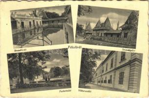 1944 Félixfürdő, Baile Felix; Strandfürdő, strand épület, park, Viktor szálló / spa, bath, swimming pool, park, hotel (Rb)