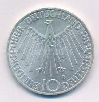 NSZK 1972D 10M Ag "Müncheni Olimpia - Spirál" T:1,1- 
FRG 1972D 10 Mark Ag "Münich O...
