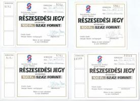 Budapest 1977-1986. "Skála - Szövetkezetek Áruházi Közös Vállalata" névre szóló részesedés...