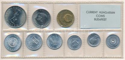 1974. 2f-10Ft (9xklf) érmés forgalmi sor fóliatokban T:1 Adamo FO7