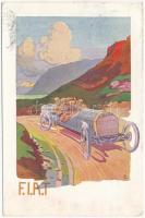 1907 Fiat marchio automobilistico pubblicita / Italian automobile manufacturer advertisement s: S. Montaut (EK)