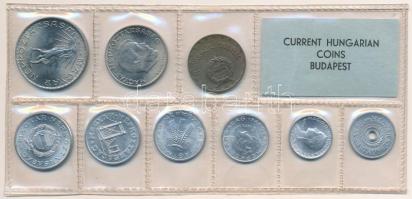 1975. 2f-10Ft (9xklf) érmés forgalmi sor fóliatokban T:1 Adamo FO8