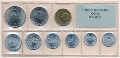 1977. 2f-10Ft (9xklf) érmés forgalmi sor fóliatokban T:1 Adamo FO10