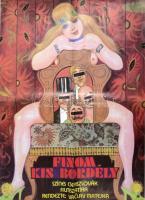 1983 A Finom kis bordély c. film plakátja. Hajtva 60x90 cm