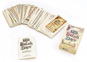 1997 Maggie Kneen: Old English Tarot. Stamford, U.S. Games, eredeti dobozában, leírással, jó állapotban.