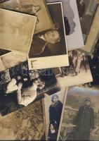 cca 1880-1940 40 db vegyes, főként keményhátú fotó