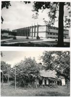 45 db MODERN magyar használatlan fekete-fehér retro város képeslap (2 és 3 Forintos lapok). Vas megy...